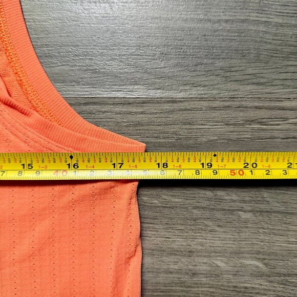 Lululemon Women's Train to Be Tank Top - Orange - Picture 5 of 6